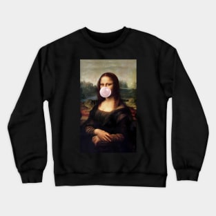 Mona Lisa bubblegum Crewneck Sweatshirt